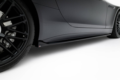 Prahové lišty Mercedes-AMG SL 63 R232 černý lesklý plast