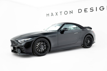Prahové lišty Mercedes-AMG SL 63 R232 černý lesklý plast