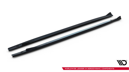 Prahové lišty Mercedes-AMG SL 63 R232 černý lesklý plast