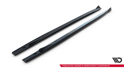 Prahové lišty Mercedes-AMG SL 63 R232 černý lesklý plast