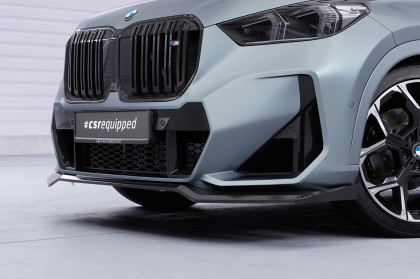 Spoiler pod přední nárazník CSR CUP pro BMW X1 U11 M-Paket 2022- černý lesklý