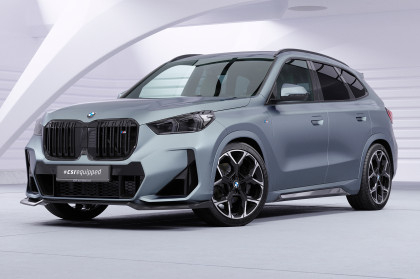Spoiler pod přední nárazník CSR CUP pro BMW X1 U11 M-Paket 2022- černý lesklý