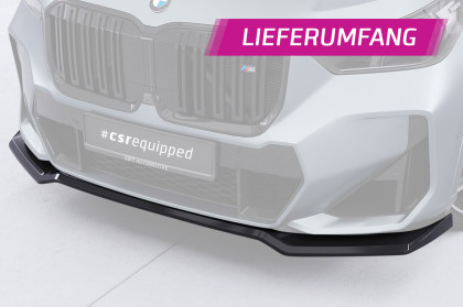 Spoiler pod přední nárazník CSR CUP pro BMW X1 U11 M-Paket 2022- černý lesklý