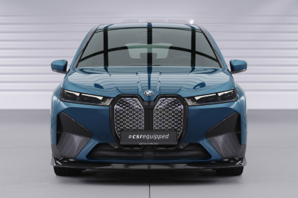 Spoiler pod přední nárazník CSR CUP pro  BMW iX Sportpaket  / iX M60 - černá struktura