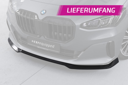 Spoiler pod přední nárazník CSR CUP pro BMW 2 (U06) Active Tourer - černá struktura
