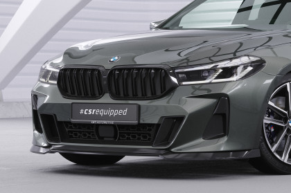 Spoiler pod přední nárazník CSR CUP pro BMW 6 (G32) M-Paket - černá struktura