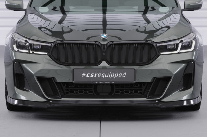 Spoiler pod přední nárazník CSR CUP pro BMW 6 (G32) M-Paket - černá struktura