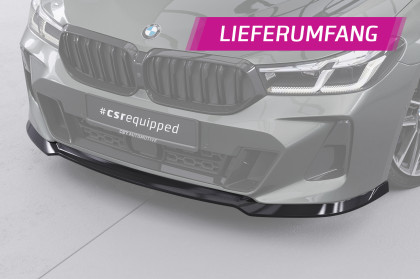 Spoiler pod přední nárazník CSR CUP pro BMW 6 (G32) M-Paket - černá struktura