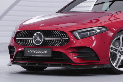 Spoiler pod přední nárazník CSR CUP pro Mercedes Benz A-Klasse 177 A35 AMG/AMG-Line - černá struktura