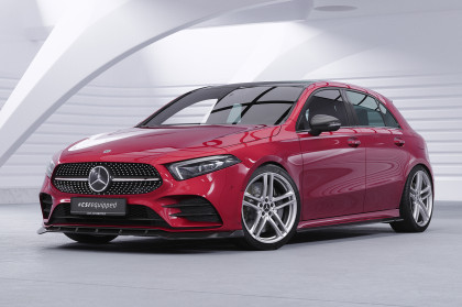 Spoiler pod přední nárazník CSR CUP pro Mercedes Benz A-Klasse 177 A35 AMG/AMG-Line - černá struktura