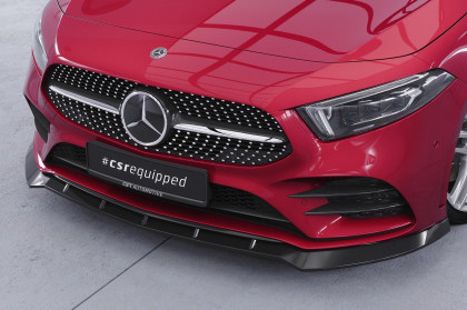 Spoiler pod přední nárazník CSR CUP pro Mercedes Benz A-Klasse 177 A35 AMG/AMG-Line - černá struktura