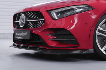 Spoiler pod přední nárazník CSR CUP pro Mercedes Benz A-Klasse 177 A35 AMG/AMG-Line - carbon look lesklý