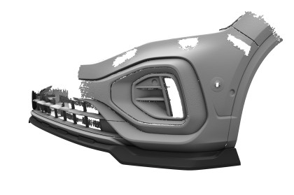 Cup-Spoilerlippe mit ABE für VW T-Roc (A1) R-Line CSL851-G