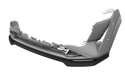 Cup-Spoilerlippe mit ABE für Nissan Qashqai (J12) CSL866-G