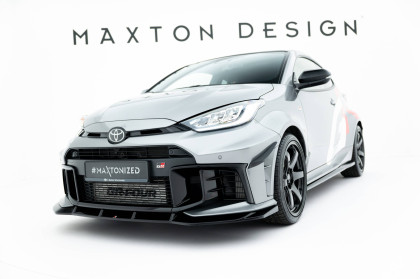 Spojler pod nárazník lipa Toyota GR Yaris Mk4 Facelift černý lesklý plast