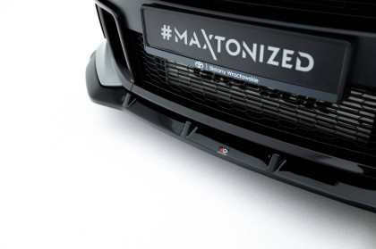 Spojler pod nárazník lipa Toyota GR Yaris Mk4 Facelift černý lesklý plast