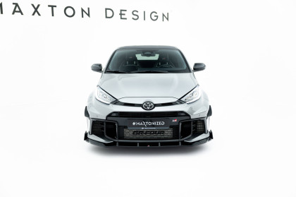 Spojler pod nárazník lipa + flaps Toyota GR Yaris Mk4 Facelift černý lesklý plast