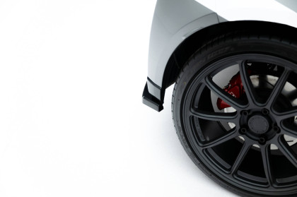 Splittery zadní boční Toyota GR Yaris Mk4 Facelift černý lesklý plast