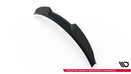 Prodloužení spoileru 3D Škoda Octavia RS Liftback Mk4 Facelift černý lesklý plast