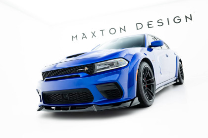 Spojler pod nárazník lipa Dodge Charger RT Scat Pack Widebody Mk3 Facelift černý lesklý plast