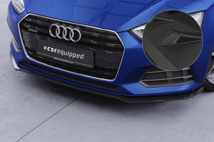 Spoiler pod přední nárazník CSR CUP pro Audi A5 (F5) 2016-2019 carbon look matný