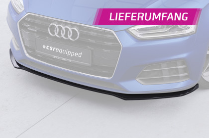 Spoiler pod přední nárazník CSR CUP pro Audi A5 (F5) 2016-2019 carbon look lesklý