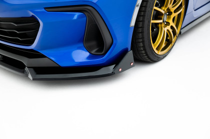 Spojler pod nárazník lipa V.1 + Flaps Subaru BRZ Mk2 černý lesklý plast