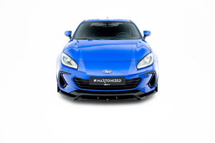 Spojler pod nárazník lipa V.1 + Flaps Subaru BRZ Mk2 černý lesklý plast