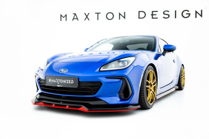 Spojler pod nárazník lipa V.2 Subaru BRZ Mk2 černý lesklý plast