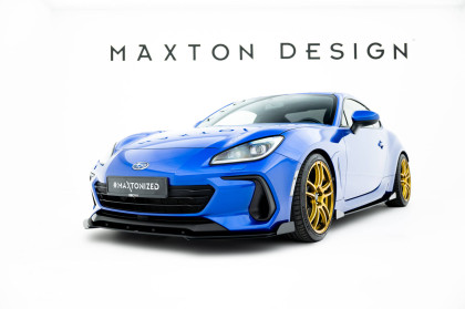 Street pro spojler pod nárazník lipa + flaps Subaru BRZ Mk2 Facelift černo červený