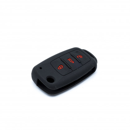 EPKC74 BLACK CAR KEY COVER SKODA VOLKSWAGEN