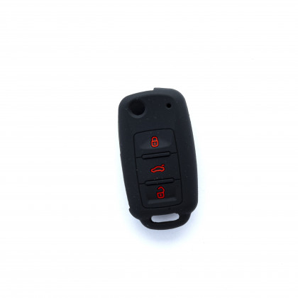 EPKC74 BLACK CAR KEY COVER SKODA VOLKSWAGEN