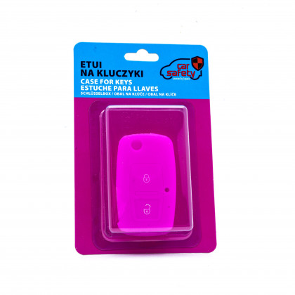 EPKC72 PINK CAR KEY COVER SEAT SKODA VOLKSWAGEN