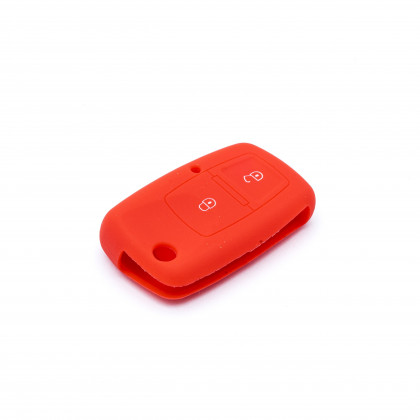 EPKC66 RED CAR KEY COVER SEAT SKODA VOLKSWAGEN