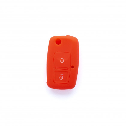 EPKC66 RED CAR KEY COVER SEAT SKODA VOLKSWAGEN