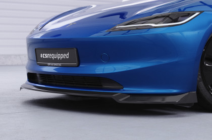 Spoiler pod přední nárazník CSR CUP pro Tesla Model 3 2023- černá struktura