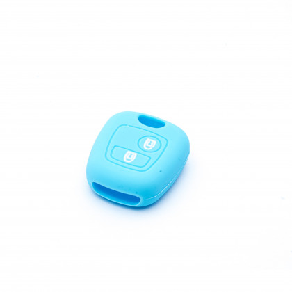 EPKC53 LIGHT BLUE CAR KEY COVER CITROEN PEUGEOT TOYOTA