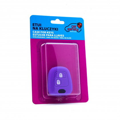 EPKC51 PURPLE CAR KEY COVER CITROEN PEUGEOT TOYOTA