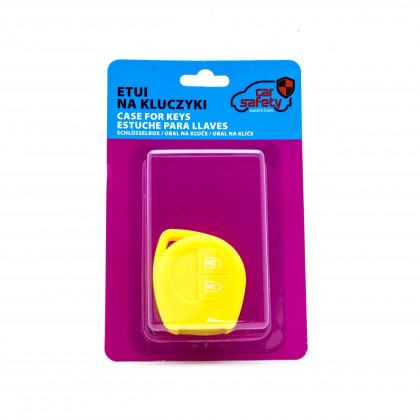 EPKC37 YELLOW CAR KEY COVER FIAT OPEL SUZUKI