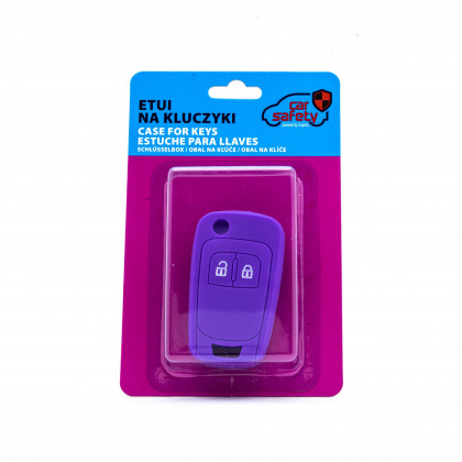 EPKC24 PURPLE CAR KEY COVER CHEVROLET OPEL VAUXHALL