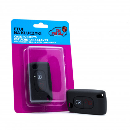 EPKC120 BLACK CAR KEY COVER CITROEN PEUGEOT