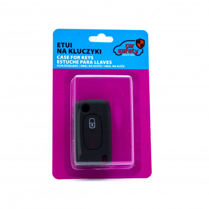 EPKC120 BLACK CAR KEY COVER CITROEN PEUGEOT