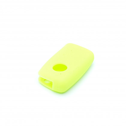 EPKC07 NEON GREEN CAR KEY COVER VOLKSWAGEN SKODA SEAT