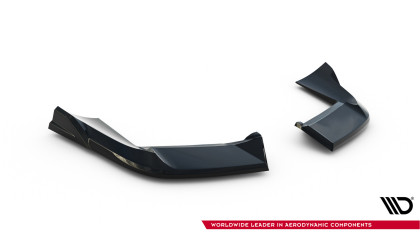 Splittery zadní boční Porsche Cayenne Sport Design Mk3 černý lesklý plast