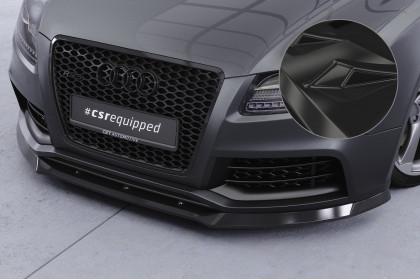 Spoiler pod přední nárazník CSR CUP pro Audi RS5 (8T) 2012-2015 černý lesklý