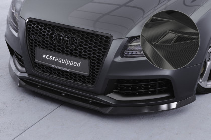 Spoiler pod přední nárazník CSR CUP pro Audi RS5 (8T) 2012-2015 carbon look lesklý