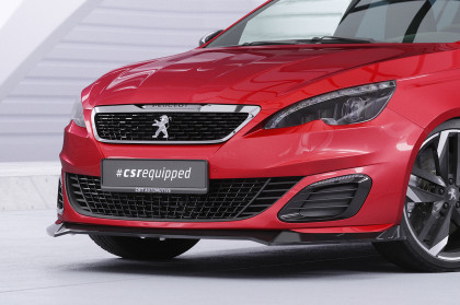 Spoiler pod přední nárazník CSR CUP pro Peugeot 308 GTi 2017-2021 carbon look lesklý