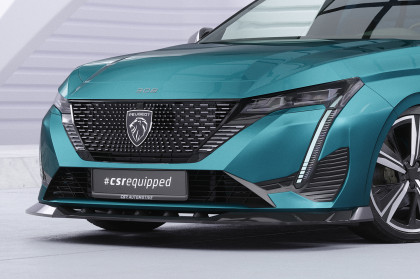 Spoiler pod přední nárazník CSR CUP pro Peugeot 308 (P51)  2021- carbon look lesklý