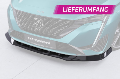 Spoiler pod přední nárazník CSR CUP pro Peugeot 308 (P51)  2021- carbon look lesklý