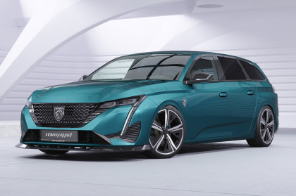 Spoiler pod přední nárazník CSR CUP pro Peugeot 308 (P51)  2021- černý matný